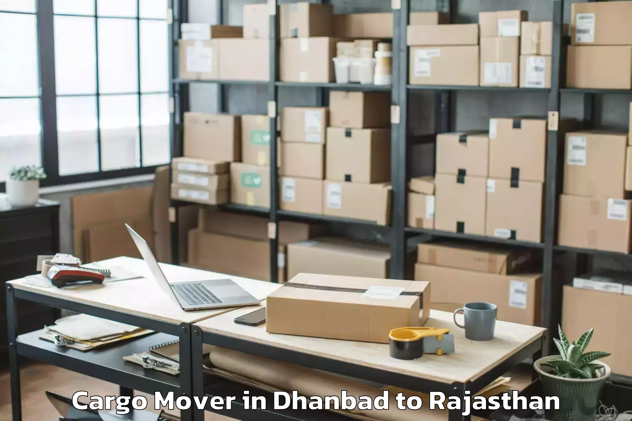 Reliable Dhanbad to Jhunjhunu Cargo Mover